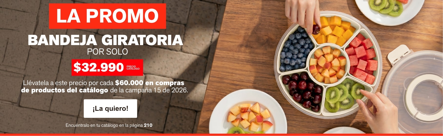 La Promo Bandeja giratoria